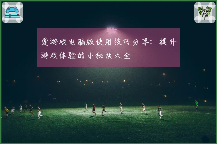 爱游戏电脑版使用技巧分享：提升游戏体验的小秘诀大全